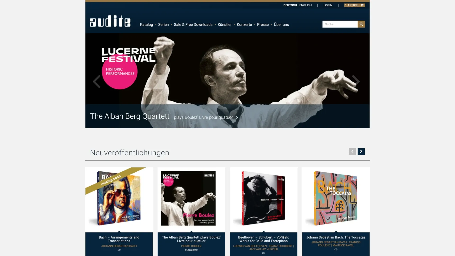 audite.de Webseite